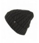Jaxon Cable Knit Beanie Hat (1-size- Black) - Navy Blue - CO116W1T699