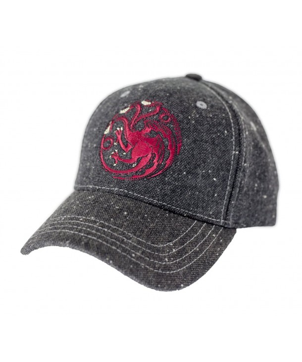 Calhoun Game Of Thrones Flecked Fabric Premium Baseball Hat - Targaryen - C917XHOT93A