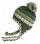1401 Unisex Crochet Wool Agan Traders Knit Wool Hat OR Mitten OR Folding Mitten - Hat - Green - CN12NRUOXWM