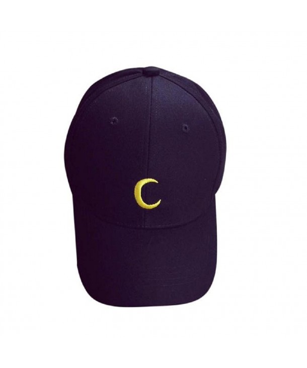 Caps- Toraway Embroidery Cotton Baseball Cap Snapback Caps Hip Hop Hats - Black - CA12N1OY3UJ