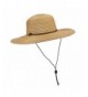 Cappelli Multicolor Big Brim HAT with Chin Cord - Toast - C612C8P903J