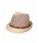Multicolor Cowboy Cowgirl Fedora Straw Hat w/ Leather Band - 2 Colors Avail - Blue - CV11G2UB8TL