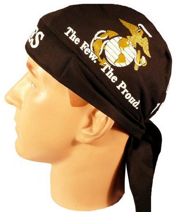 Skull Cap Biker Caps Headwraps Doo Rags - US Marines - CI12ELHLXC3