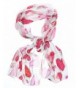 Women's Silky Feel Classic Holiday Scarf- 12"x60"- Giftboxed - Valentine Sketch Hearts - CZ180LYXYAX