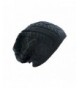 MIOIM Unisex Mens Womens Knitted Wool Winter Oversized Slouchy Warm Beanie Hat Cap - Black - CU12MA7VJ4D