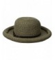 San Diego Hat Company Women's Roll Hat - Mixed Brown - C21185ZNBAT