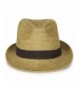 ililily Two Tone Structured Trilby Classic