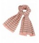 Tartan Blanket Scarf Wrap Shawl Houndstooth Cashmere Scarf - Pink - C3186WQM4OW