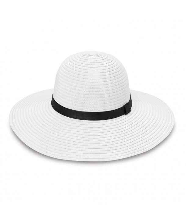 wallaroo - Harper - Wide Brim- UPF50+ Packable Sun Hat- White - White - CZ12O1U0AKU