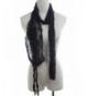 YYSTAR Women's Sweet Small Lightweight Lace Trim Knitted Neck Scarf - Black - CQ11NS4KW9V