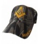 Mason Hat Masonic Logo Baseball Cap with Bumper Sticker Freemason Headwear - Camouflage - CG11XRKQNWV