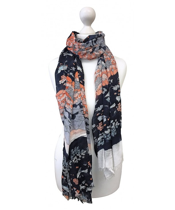 Pia Rossini - Womens Thin Viscose Lightweight Fashion Summer Scarf Scarves - Lortia - C11827Z2T2U