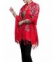 TLIH Womens Top Class Peony Embroidered