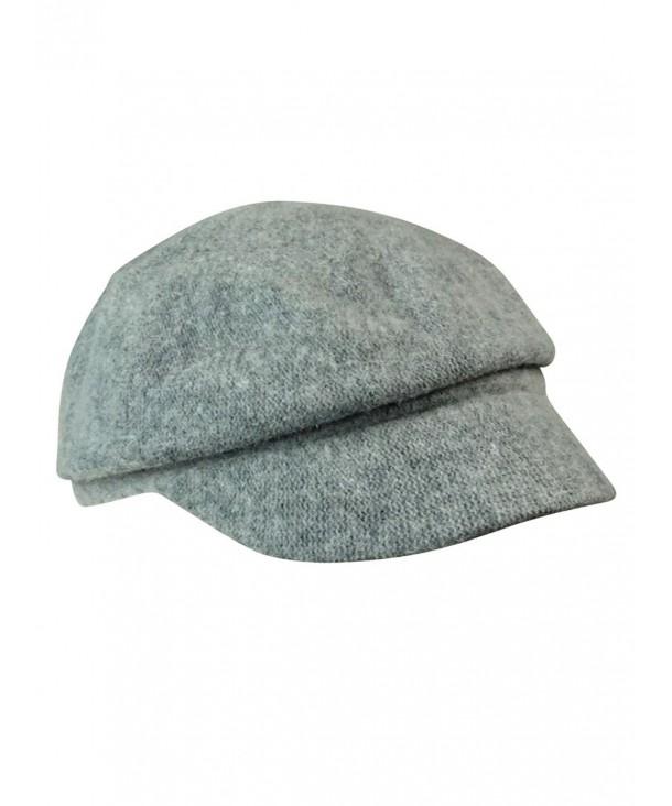 August Accessories Women's My Melton Modboy Hat (Gray)- One size - CK126RBC18B