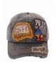 Distressed Country Vintage Camper Baseball in Women's Baseball Caps