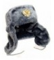 Russian Hat Flaps Gray Ushanka