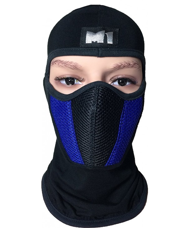 M1 Full Face Cover Balaclava Protection Filter Plain Mask Blue (BALA-FILT-BLUE) - C012DVLL6AN