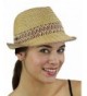 NYFASHION101 multicolored Weaved stingy Trilby
