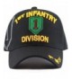The Hat Depot Official Licensed Infantry Logo Cap - Black - CO1863K5ZQY