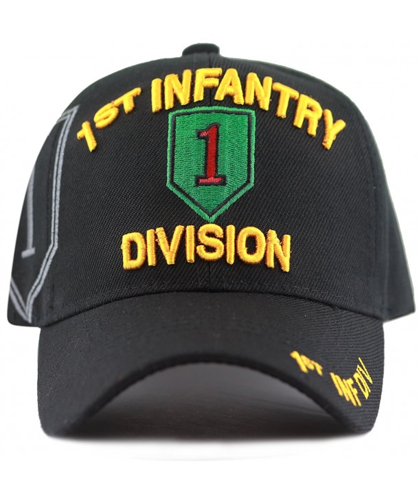 The Hat Depot Official Licensed Infantry Logo Cap - Black - CO1863K5ZQY