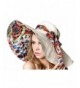 Bienvenu Women's Large brimmed Summer Hat Foldable Garden Beach UV Protective Sun Hat - Beige - CP124OJDK0V