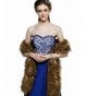 Aukmla Women's Bridal Wedding Fur Shawls and Wraps for Women - CY123OH5T5N