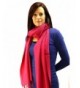 Authentic Exclusively Handmade Cashmere Scarves in Assorted Colors - Hot Pink - CH12BJT498B