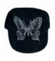 Olive & Pique Women's Butterfly Bling Cadet Hat - Black - C512O23U7ZP