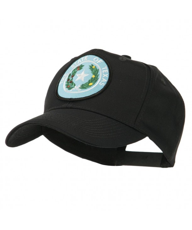 Mid State Seal Embroidered Patch Cap - Texas - C911FITTTNT