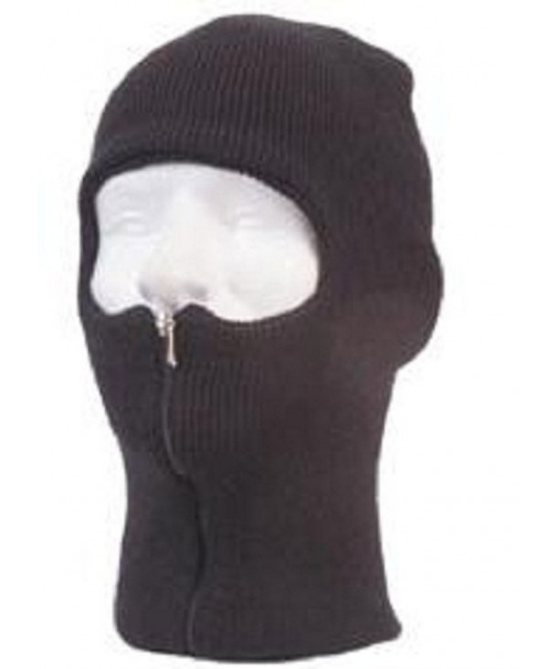 Easy ZIP Down Knit SKI Face Mask Zipper up Balaclava - CS114GDK15D