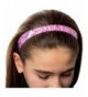 CHEERLEADER Glitter Elastic Headband Black