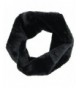 Elegant Essence Fluffy Faux Fur Tube Neck Warmer Scarf - Black - CG187IYLDTG