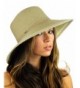 NYFASHION101 Women's Dotted Band Two Tone Weaved Trim Floppy Sun Hat - Toast - CO12DFUTH6V