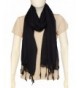Ethnicity Pure Linen Headscarf- Long Striped Scarves of Soft fabric with Elegant Style for Women - Navy Blue - CQ12O1XDS6L