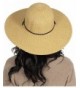 Womens Braided Straw Lanyard Natural Brown in Women's Sun Hats
