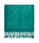 Pashmina Scarf Book of Kells Design 68" x 16" from Ireland - Teal - CD11HD28R37