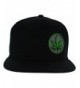 Pot Leaf Hat Collection Premium Puff 3D Embroidery - Snapback Hat Variations - USA. - Black - C712O4AT09G