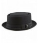 The Hat Depot Wool Blend Pork Pie Hat with Paisley Lining - CT126SMJ2KT