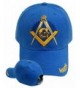 Mason Hat Masonic Blue Baseball Cap Freemason w/ Free BCAH Bumper Sticker - C011XOG7H9L