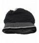 SUNYIK Unisex Slouchy Beanie Hat-Winter Scarf ChunkyKnit Baggy Cap - Black - CR129TD2Q4N