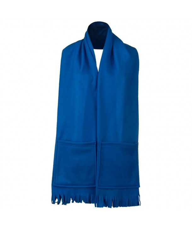 Fleece Scarf with Pockets - Royal OSFM - C51108H8CWZ