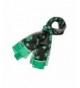 Shamrock Scarf with Green Edge for St Patrick's Day in Black - C811CTF4ESF