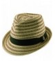 Tommy Bahama Men's Deluxe Paper Braid Fedora Hat - Natural - CV11DC9B6TR