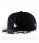 Unisex Hip Hop Embroidered Marijuana Weed Snapback Hat- Adjustable Baseball Cap - black leaf - CK11XN2IJJX