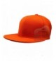 Enimay Baseball Hats Caps Flat Bill Solid Color No Logo (MANY COLORS/SIZES AVAILABLE) - Orange - CP11OZDENNP