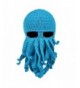 Alohaa Beard Hat Christmas Beanie Hat Knit Hat Winter Warm Octopus Hat Windproof Funny for Men & Women - Blue - CC12O5FCINM