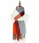 Finoceans Cashmere Scarves Winter Tassel in Cold Weather Scarves & Wraps