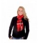 Alpha Gamma Delta Scarf Red Plaid with Black Greek Letters - Red Plaid - CL12O4SASZ6