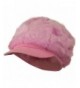 Silky Faux Fur Newsboy Hat - Pink W15S55F - CF11C0N85IL