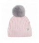 Joules Women's Popper Knit Hat with Detachable Pom - Pink - CF186UESCU4